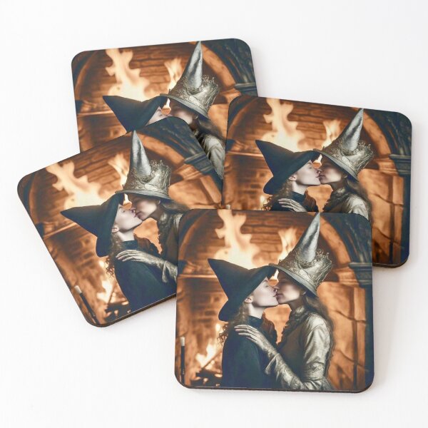 Item preview, Gothic Witches in Love – Dark Queer Fantasy Art designed and sold by PhilDreams.