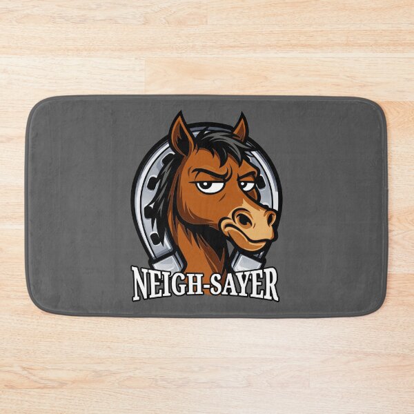 Item preview, Neigh-Sayer Skeptical Horse Humor designed and sold by SHHCreations.