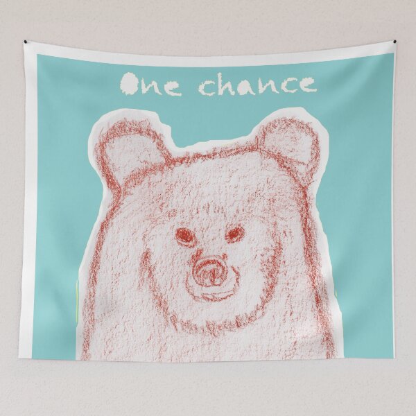 Item preview, bear/blue designed and sold by YA sisters.