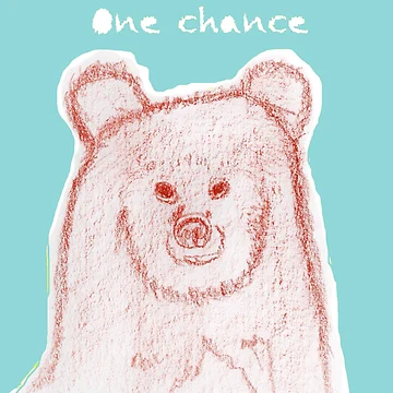 Artwork thumbnail, bear/blue by YA sisters