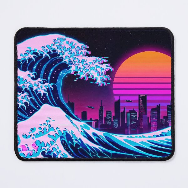 Item preview, The Great Vaporwave - Digital Ocean Aesthetic designed and sold by powersunlight.