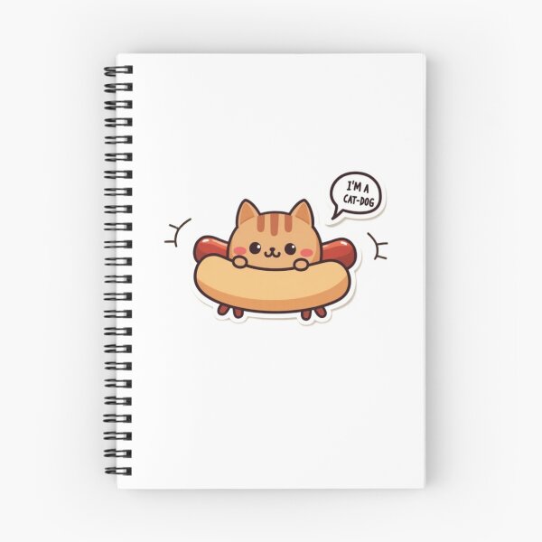 Item preview, I’m a Cat-Dog – Cute Hotdog Cat Sticker designed and sold by TinyJoy Studio.