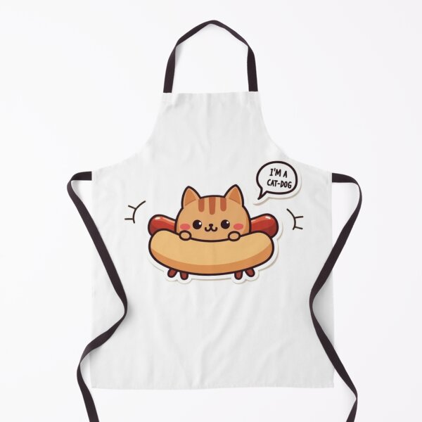 Item preview, I’m a Cat-Dog – Cute Hotdog Cat Sticker designed and sold by TinyJoy Studio.