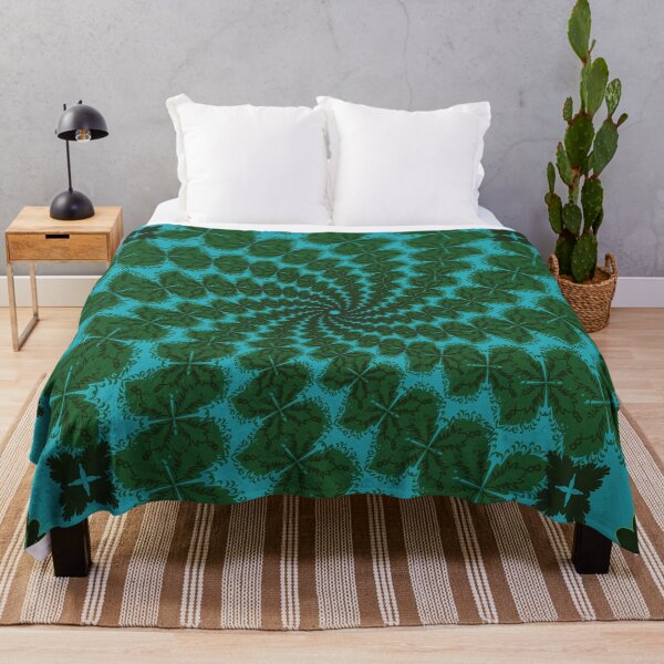 Item preview, Airy Green Leaf Mandala Flow designed and sold by OIL Pattern Design .