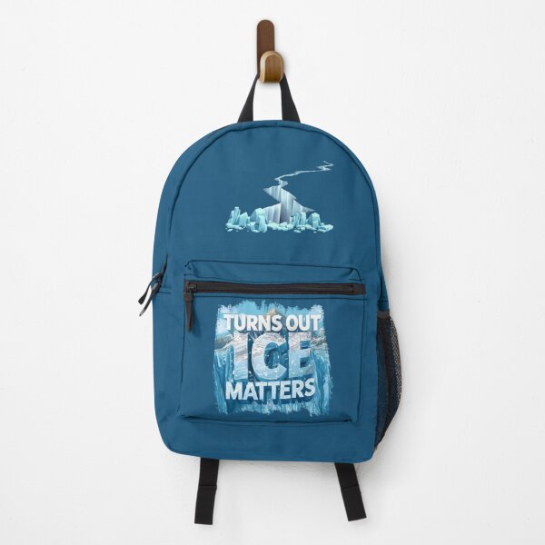 Item preview, Turns Out Ice Matters – Ironic Glacier Illustration designed and sold by TestudoDesign.