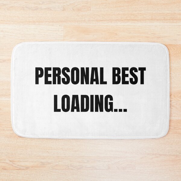 Item preview, Personal Best Loading… – Minimal Gamer Progress Quote Design designed and sold by PHRASEandSTYLE.