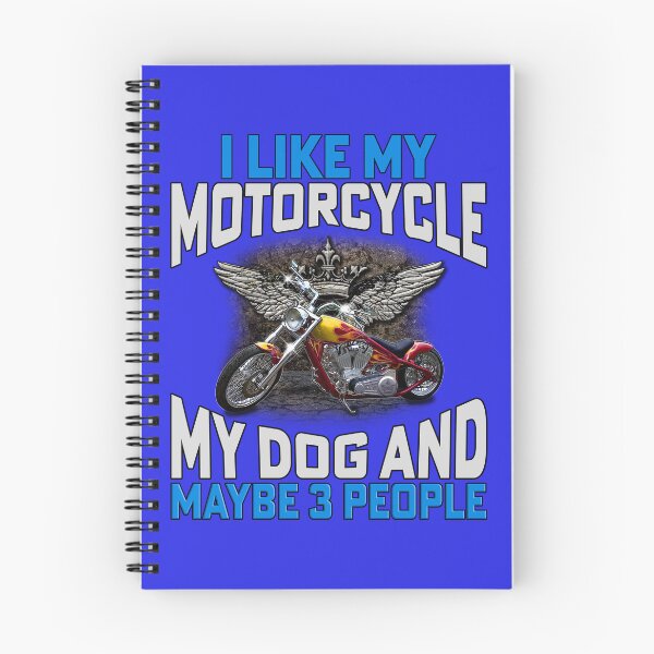 Item preview, I Like My Motorcycle My Dog And Maybe 3 People Biker Design designed and sold by fantasticdesign.