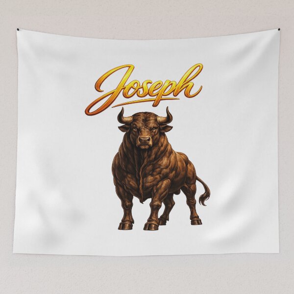 Item preview, Joseph Bull Zodiac — Symbol of Strength and Determination designed and sold by AlexLineArt.