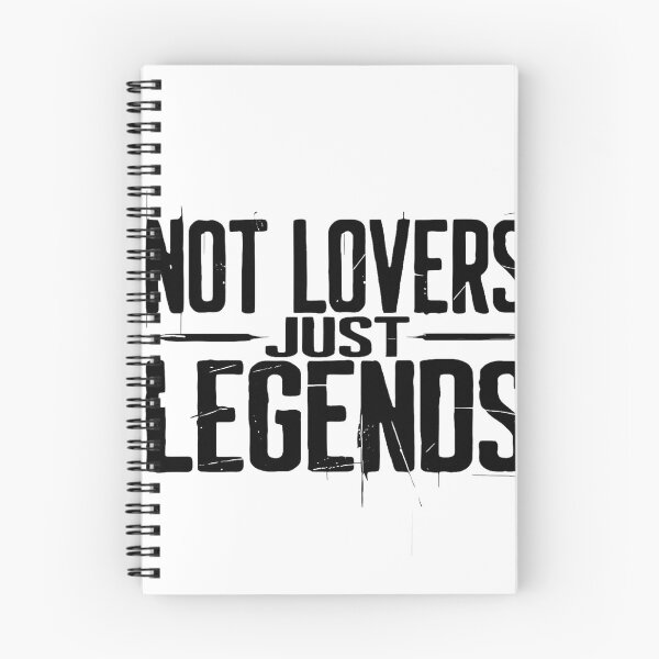 Item preview, Not Lovers Just Legends – Dark Grunge Statement Typography designed and sold by Ajdaprint.