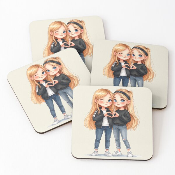 Item preview, Friendship feels like this, blonde teen anime designed and sold by LiskoDesign.