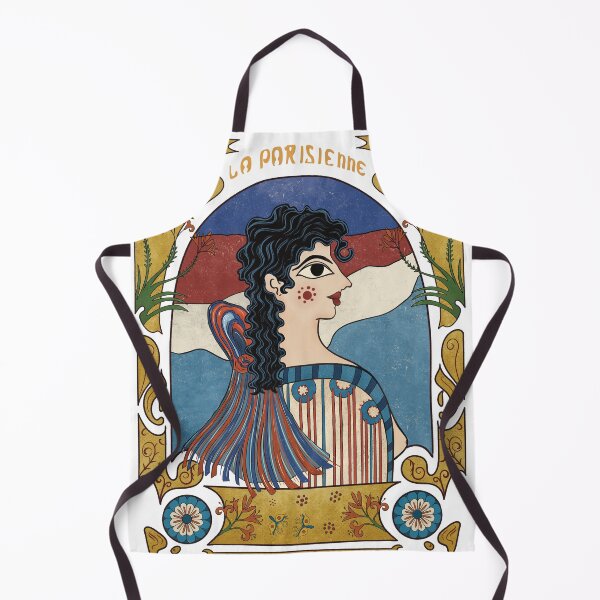 Item preview, La Parisienne - Minoan Fresco Illustration designed and sold by Ancient-Tales.