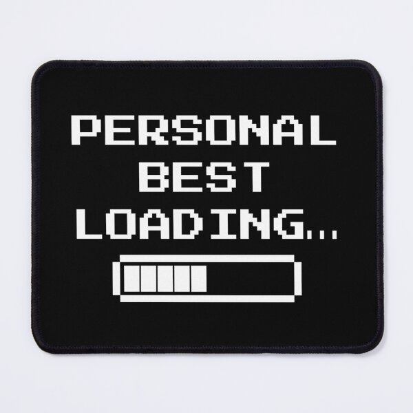 Item preview, Personal Best Loading… – Retro Pixel Progress Bar Gaming Design designed and sold by PHRASEandSTYLE.