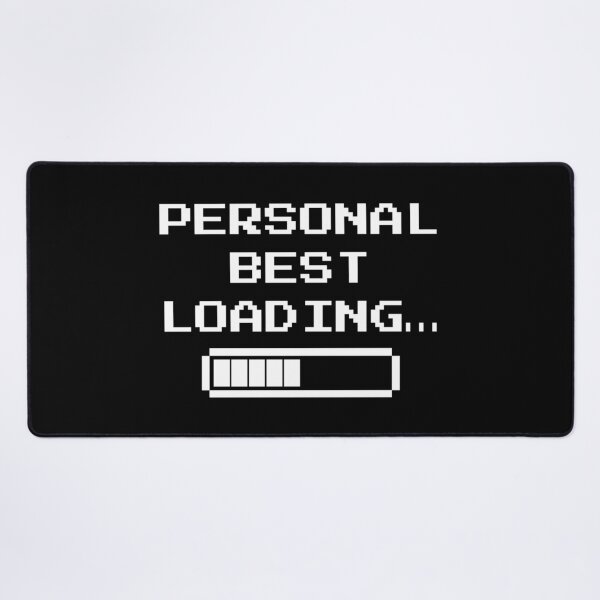 Item preview, Personal Best Loading… – Retro Pixel Progress Bar Gaming Design designed and sold by PHRASEandSTYLE.