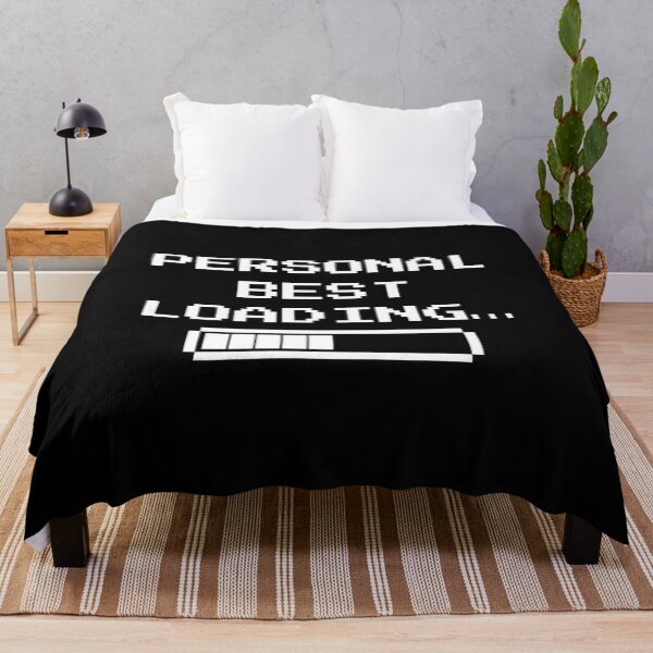 Item preview, Personal Best Loading… – Retro Pixel Progress Bar Gaming Design designed and sold by PHRASEandSTYLE.