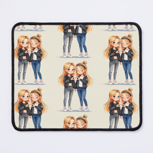 Item preview, Friendship feels like this, blonde teen anime style designed and sold by LiskoDesign.
