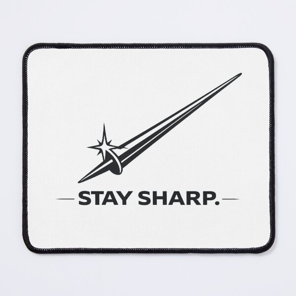 Item preview, Stay Sharp – Minimal Foil Tip Starburst Fencing Design designed and sold by ChillCharmStudio.