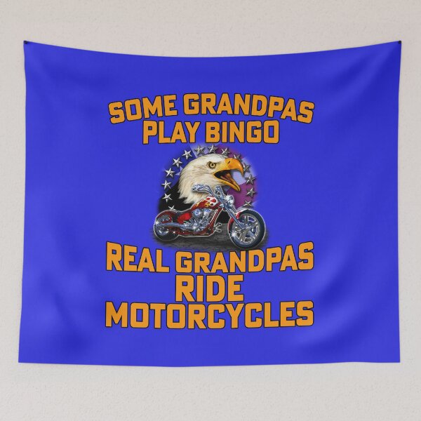 Item preview, Some Grandpas Play Bingo Real Grandpas Ride Motorcycles designed and sold by fantasticdesign.