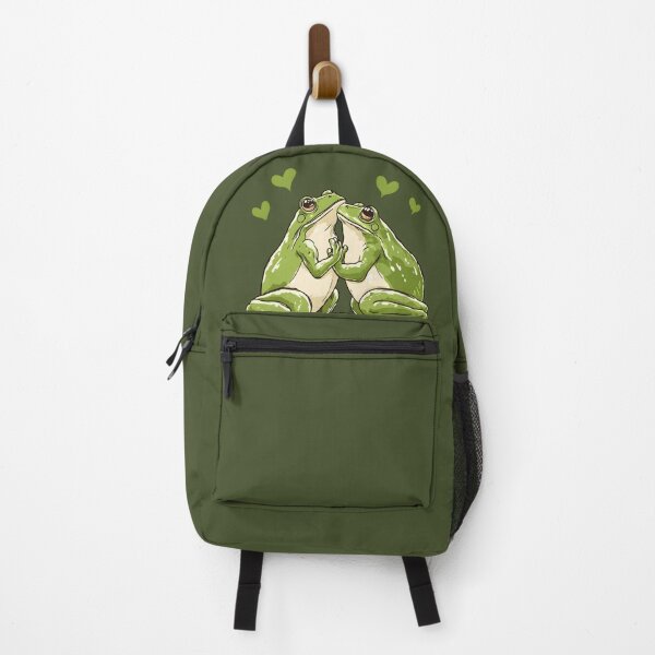 Item preview, Frog №51 Green Frog Couple with Hearts Illustration designed and sold by SyberGen.