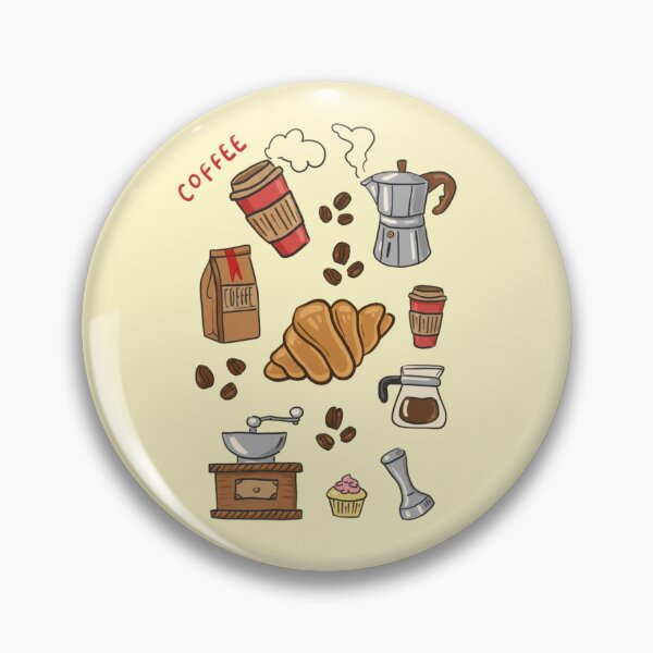 Item preview, Coffee Lover Doodle - Coffee illustration designed and sold by ZuriRetroPrints.