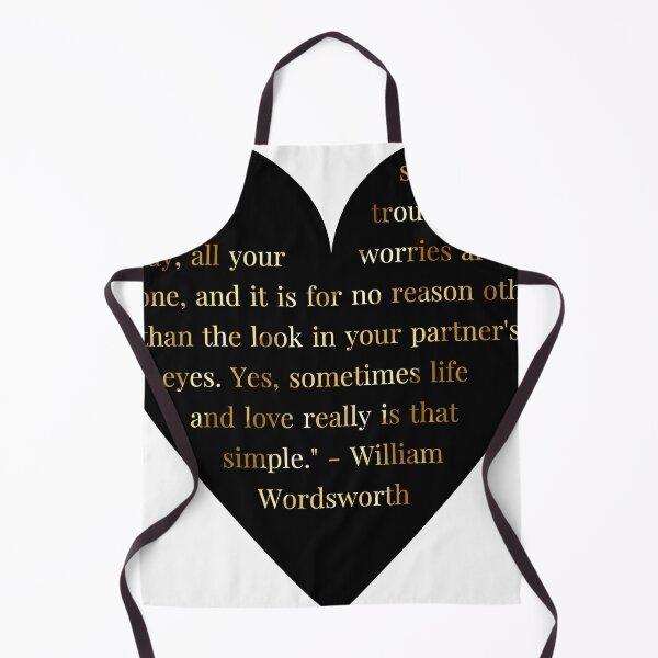 Item preview, William Wordsworth Quote in Heart designed and sold by TheIconSmith.