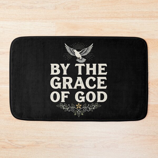 Item preview, By The Grace Of God Religious Quote With Dove Art. designed and sold by loveandlightrb.