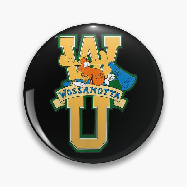 Item preview, Rocky And Bullwinkle Wossamotta U Logo Graphic designed and sold by DHS-Studio.