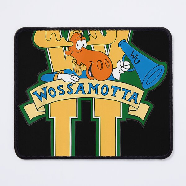 Item preview, Rocky And Bullwinkle Wossamotta U Logo Graphic designed and sold by DHS-Studio.