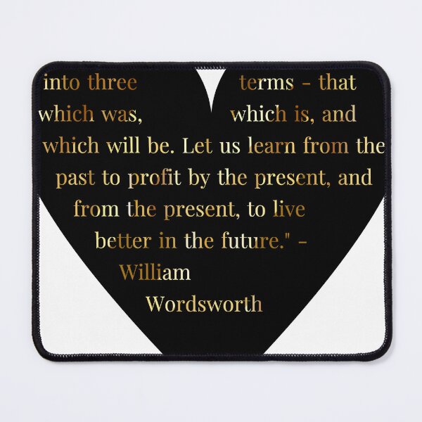 Item preview, William Wordsworth Quote in Heart designed and sold by TheIconSmith.
