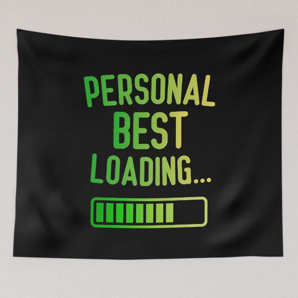 Item preview, Personal Best Loading… – Green Gradient Progress Bar Gamer Design designed and sold by PHRASEandSTYLE.