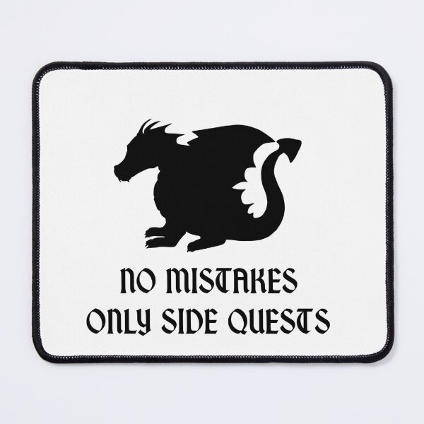 Item preview, No Mistakes Only Side Quests designed and sold by witchlingart.