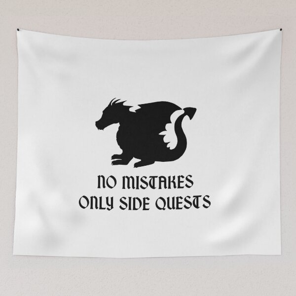 Item preview, No Mistakes Only Side Quests designed and sold by witchlingart.