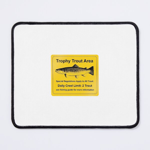 Item preview, Trophy Trout Area Sign designed and sold by unionpride.