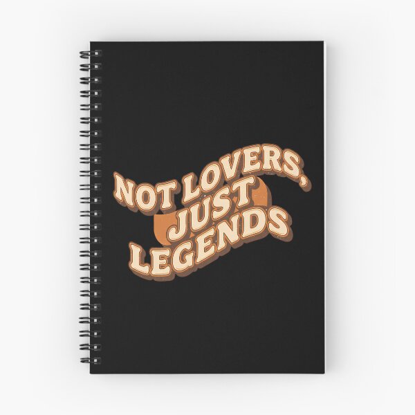 Item preview, Not Lovers Just Legends – Retro Wavy Wordmark designed and sold by Ajdaprint.