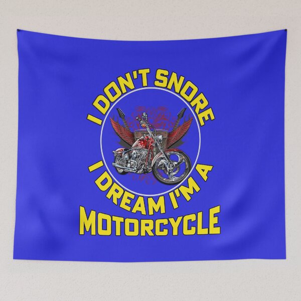 Item preview, Biker Art Design I Don't Snore I Dream I'm A Motorcycle  designed and sold by fantasticdesign.