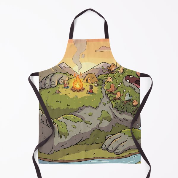 Item preview, Cute Sleeping Mountain Giant Illustration designed and sold by satyamgawali.