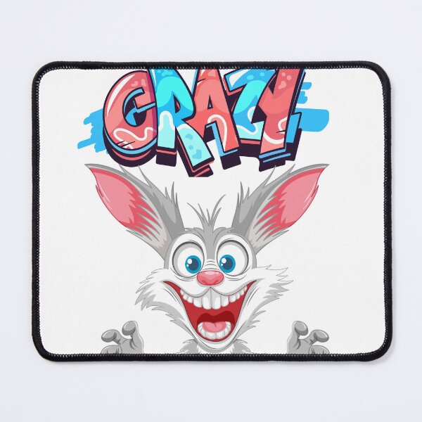 Item preview, crazy rabbit designed and sold by FashionEmilly.