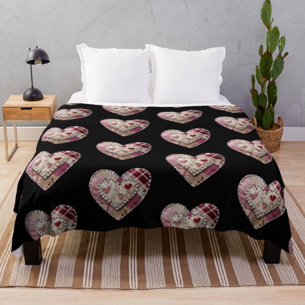 Item preview, Quilted Valentines day heart designed and sold by MendaciousMina.