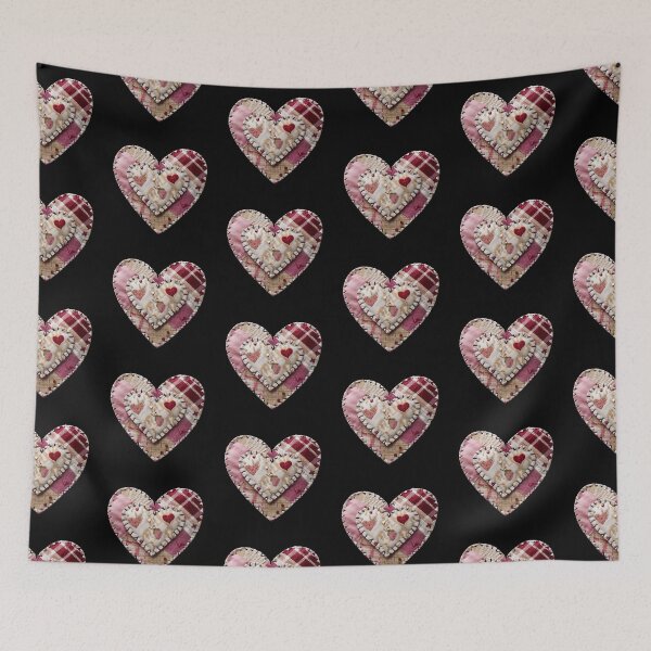 Item preview, Quilted Valentines day heart designed and sold by MendaciousMina.