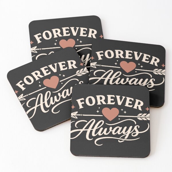 Item preview, Forever Always (Pointing Left) Romantic Valentine Love designed and sold by AxisTheory.