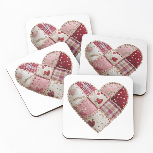 Item preview, Quilted Valentines day heart designed and sold by MendaciousMina.