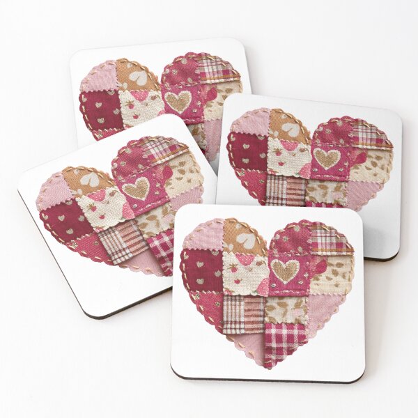 Item preview, Quilted Valentines day heart designed and sold by MendaciousMina.