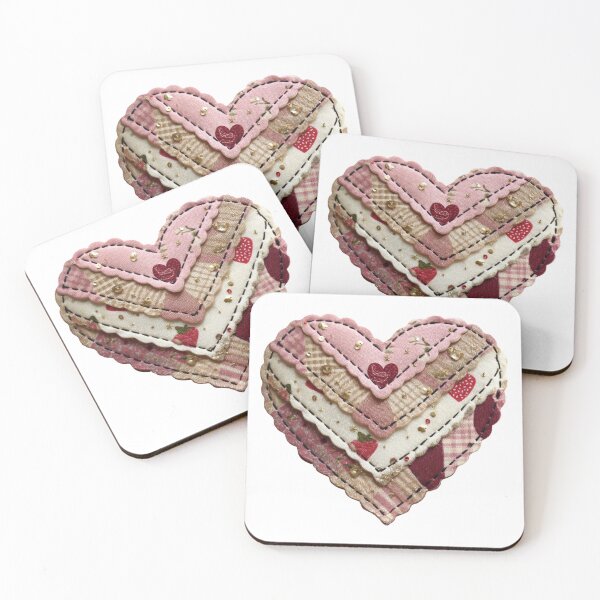Item preview, Quilted Valentines day heart designed and sold by MendaciousMina.