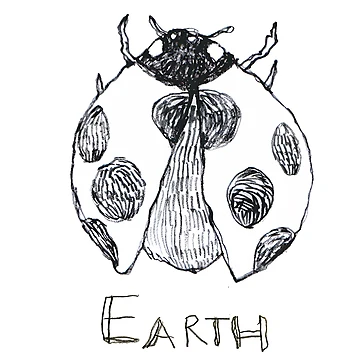 Artwork thumbnail, Ladybug/Earth by YA sisters