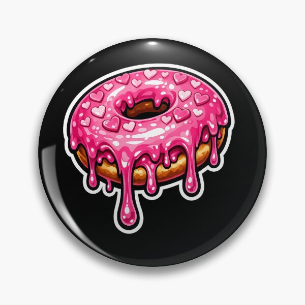 Item preview, Donut Valentines Day Ice Cream Drip Heart Boys Girls Kids  designed and sold by tarikusa02.