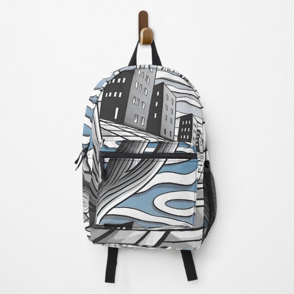 Item preview, Surreal Cityscape with Flowing Sky designed and sold by T-pocket.