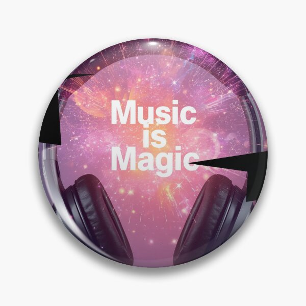 Item preview, Music is Magic – headphones releasing glowing sparkles 4 designed and sold by Neon G.