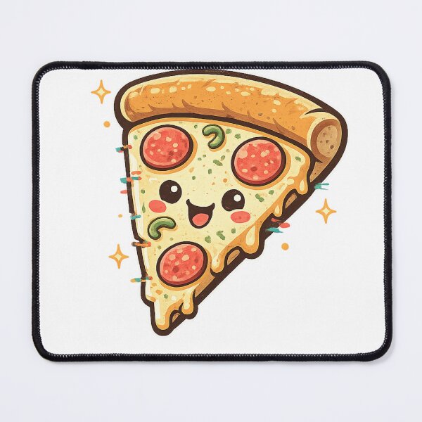 Item preview, Cute Kawaii Pizza Slice – Happy Retro Food T-Shirt Design designed and sold by Artistmonkey345.
