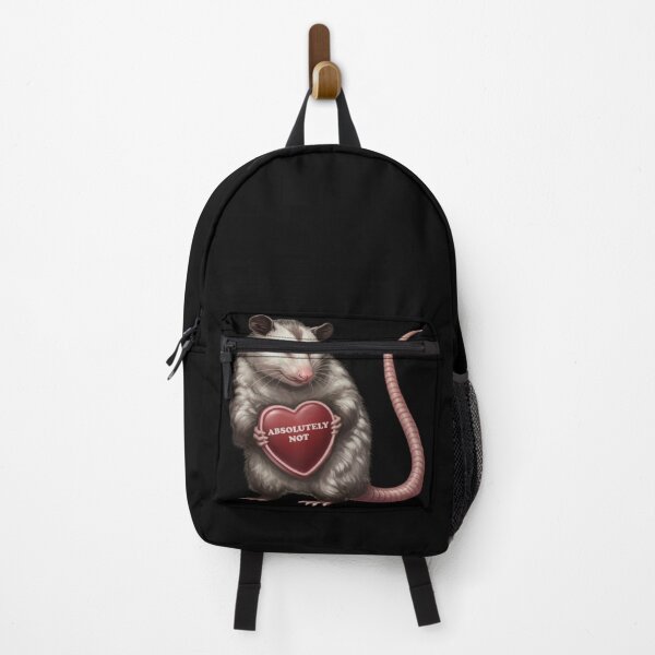 Item preview, Sassy Opossum Holding "Absolutely Not" Heart Candy designed and sold by MOHAMED.