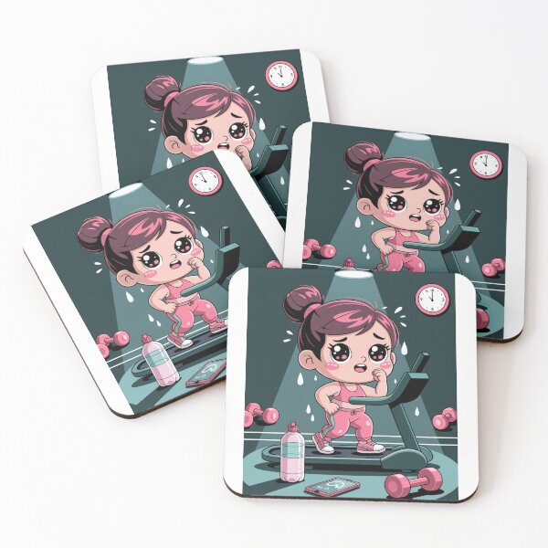 Item preview, Kawaii Fitness Girl Gym  designed and sold by McVrax.