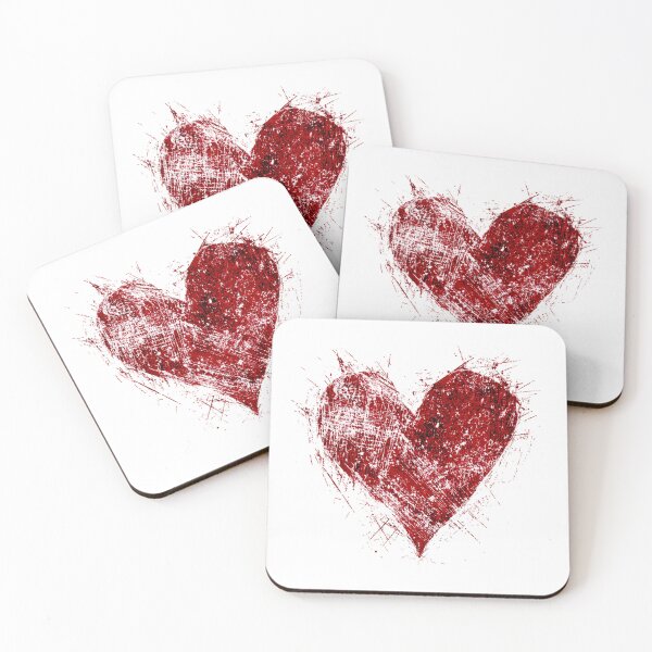 Item preview, Distressed Grunge Heart Valentine's Day Aesthetic designed and sold by BigStar-Cart.